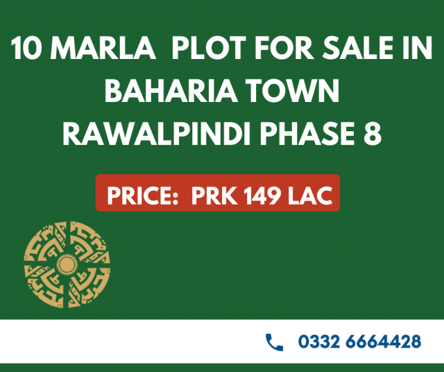 10 Marla Residential C block Bahria Town Phase 8